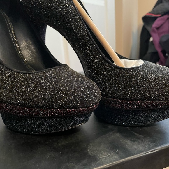 NIB BRIAN ATWOOD BFFONTANNE IN GOLD / BLACK TX SIZE 9M - Picture 6 of 9